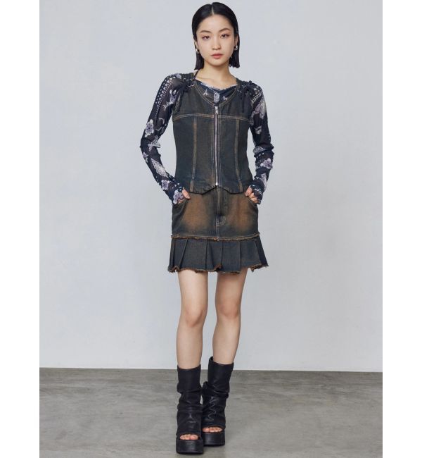 EMODA「ストラップシアートップス」|Tシャツ・カットソー|