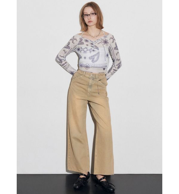 EMODA「ストラップシアートップス」|Tシャツ・カットソー|