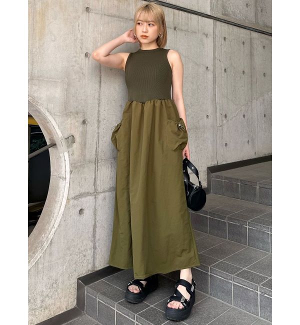 MURUA「ニットドッキングワンピース」|ワンピース|
