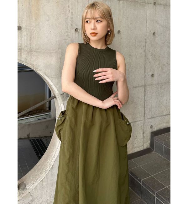MURUA「ニットドッキングワンピース」|ワンピース|