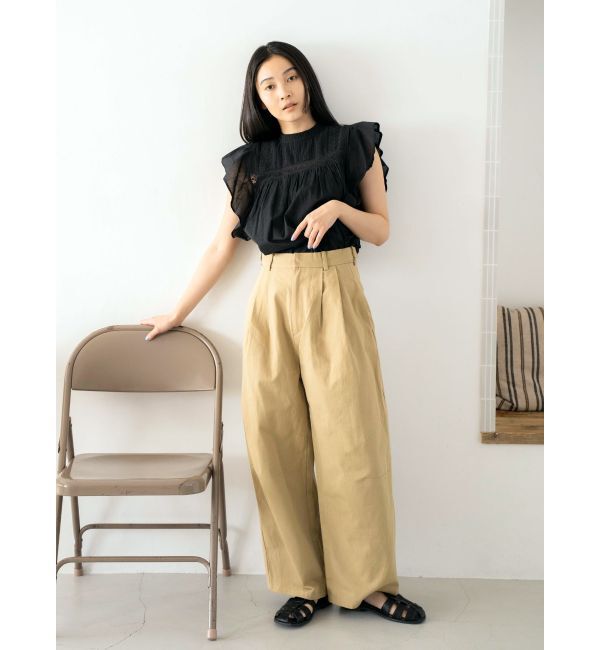 Ungrid「コクーンチノパンツ」|その他|