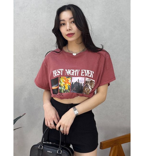 EVRIS「フロントフォトBIG Tシャツ」|Tシャツ・カットソー|