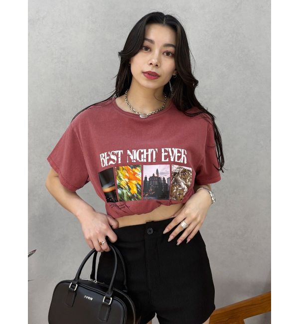 EVRIS「フロントフォトBIG Tシャツ」|Tシャツ・カットソー|