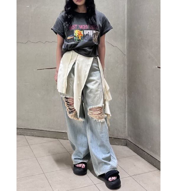 EVRIS「フロントフォトBIG Tシャツ」|Tシャツ・カットソー|