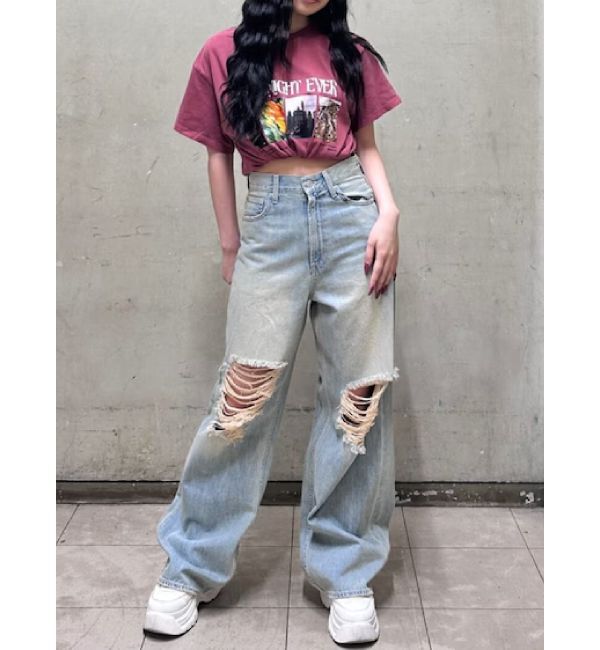 EVRIS「フロントフォトBIG Tシャツ」|Tシャツ・カットソー|
