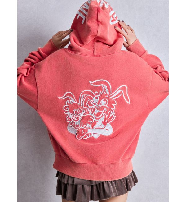 GYDA「GENUINE BUNNYスウェットパーカー」|パーカー|レッド