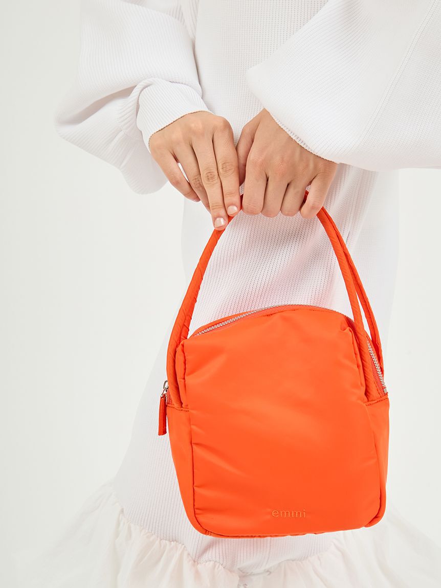 emmi atelier「eco ナイロンスクエアバッグ」|ハンドバッグ|