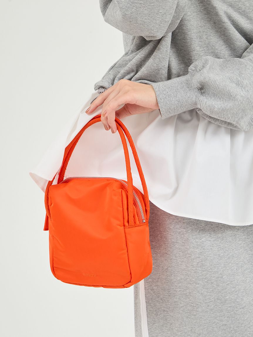 emmi atelier「eco ナイロンスクエアバッグ」|ハンドバッグ|