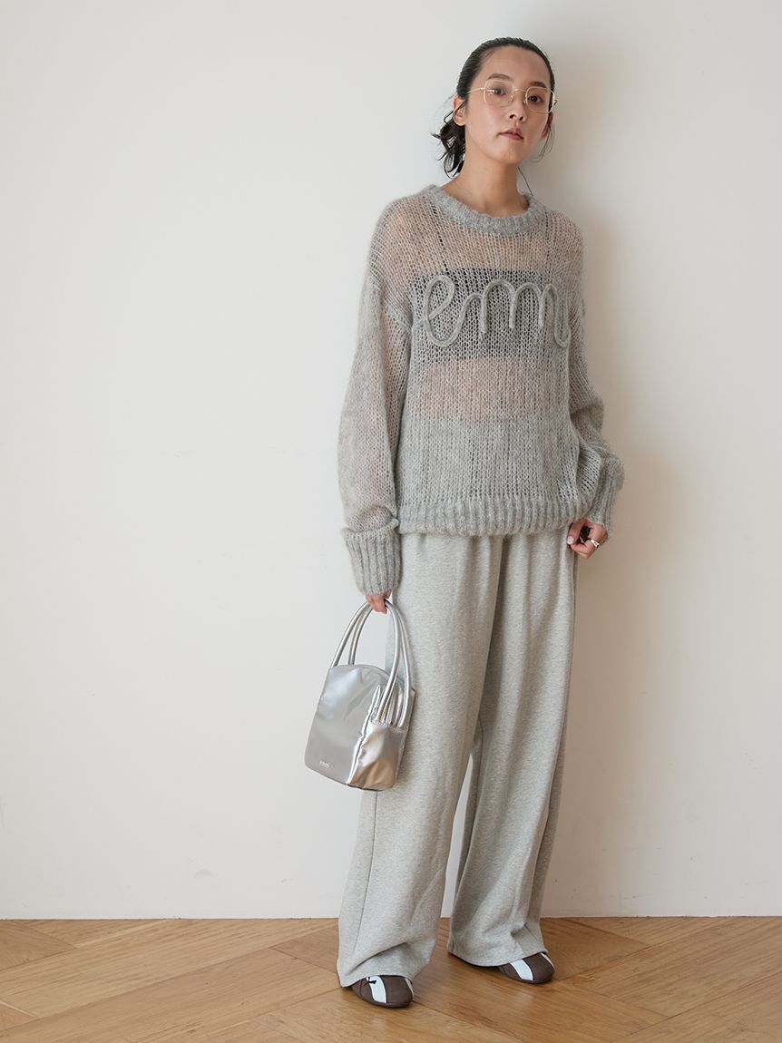 emmi atelier「eco ナイロンスクエアバッグ」|ハンドバッグ|