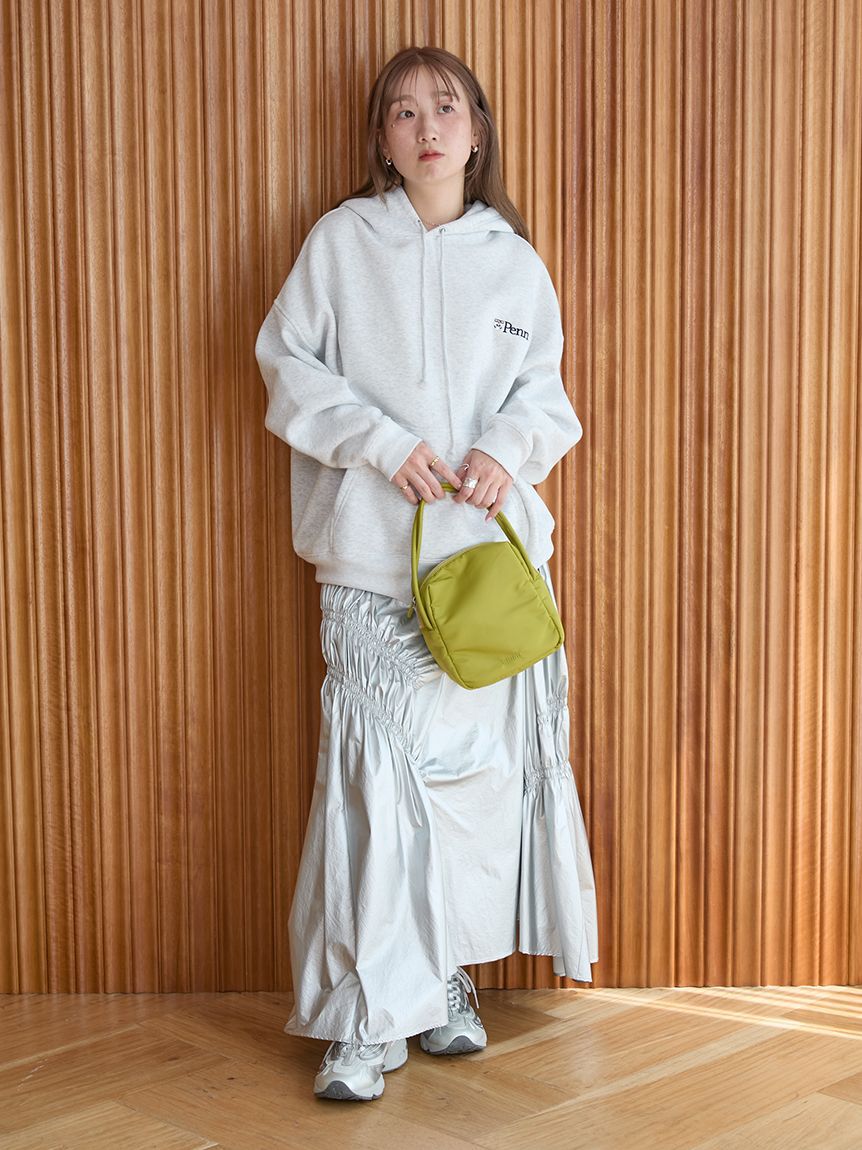 emmi atelier「eco ナイロンスクエアバッグ」|ハンドバッグ|
