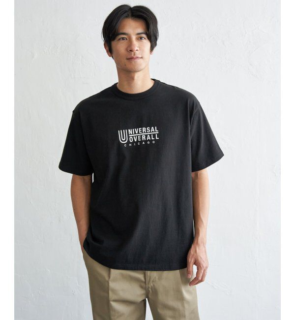 ikka「UNIVERSAL OVERALL ユニバーサルオーバーオール DAILYプリントTシャツ」|Tシャツ・カットソー|