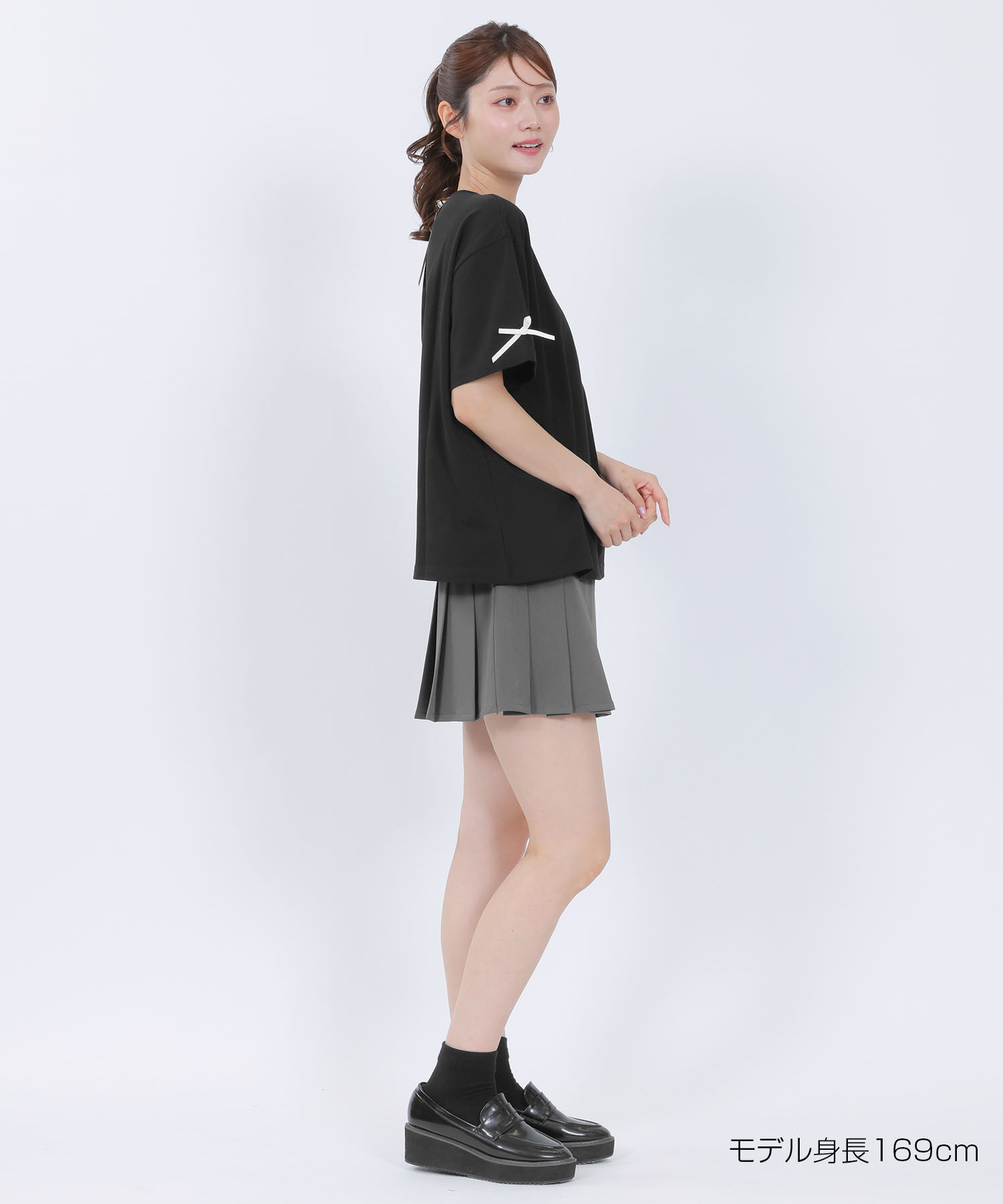 MARY QUANT「リボンロゴビッグ Tシャツ」|Tシャツ・カットソー|