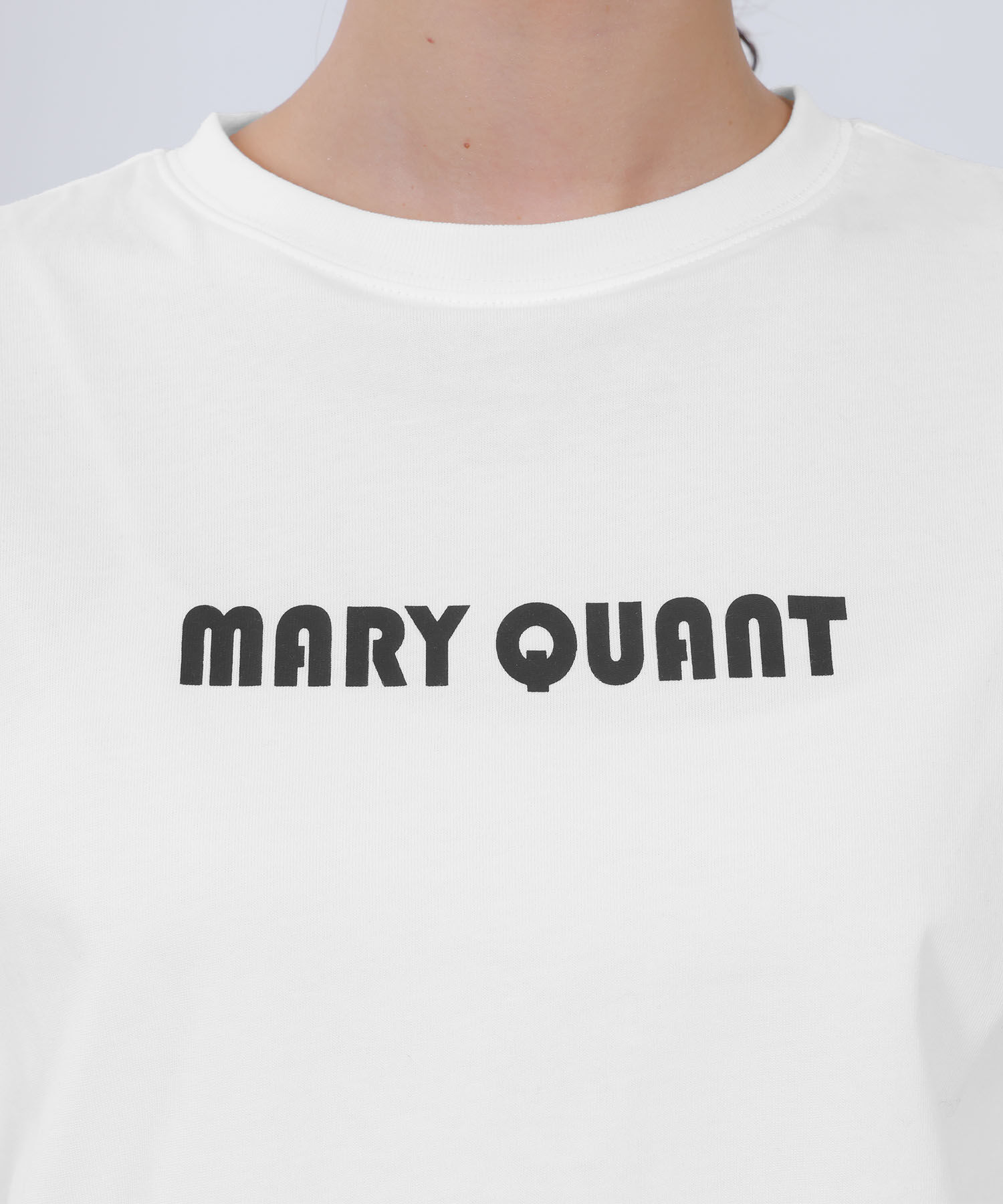 MARY QUANT「リボンロゴビッグ Tシャツ」|Tシャツ・カットソー|