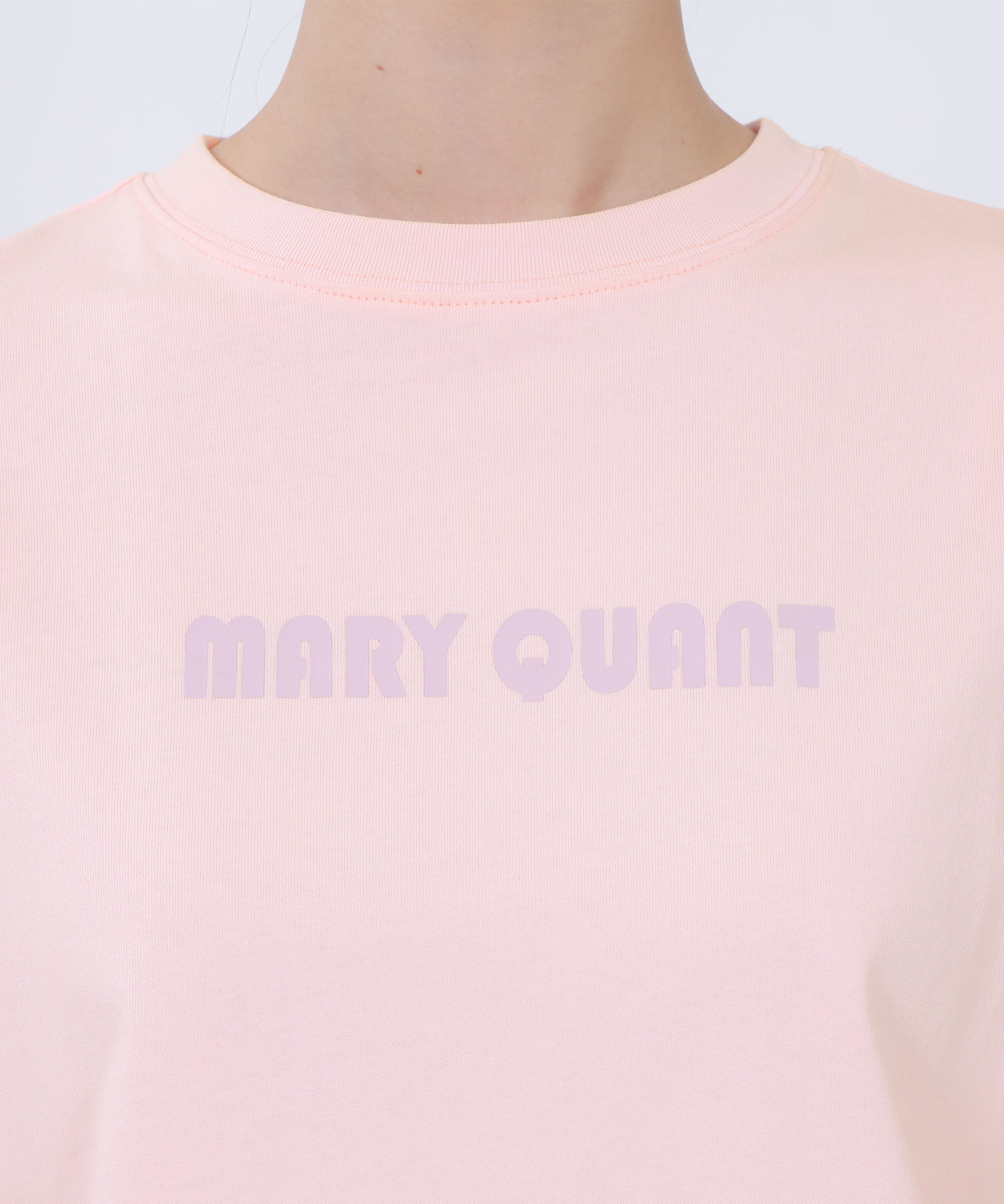 MARY QUANT「リボンロゴビッグ Tシャツ」|Tシャツ・カットソー|