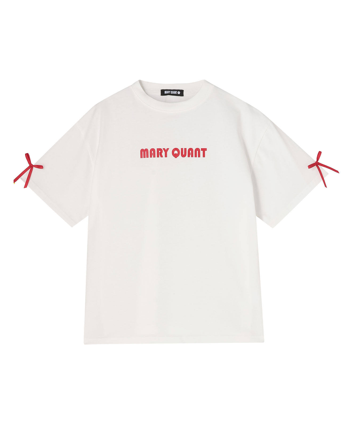 MARY QUANT「リボンロゴビッグ Tシャツ」|Tシャツ・カットソー|