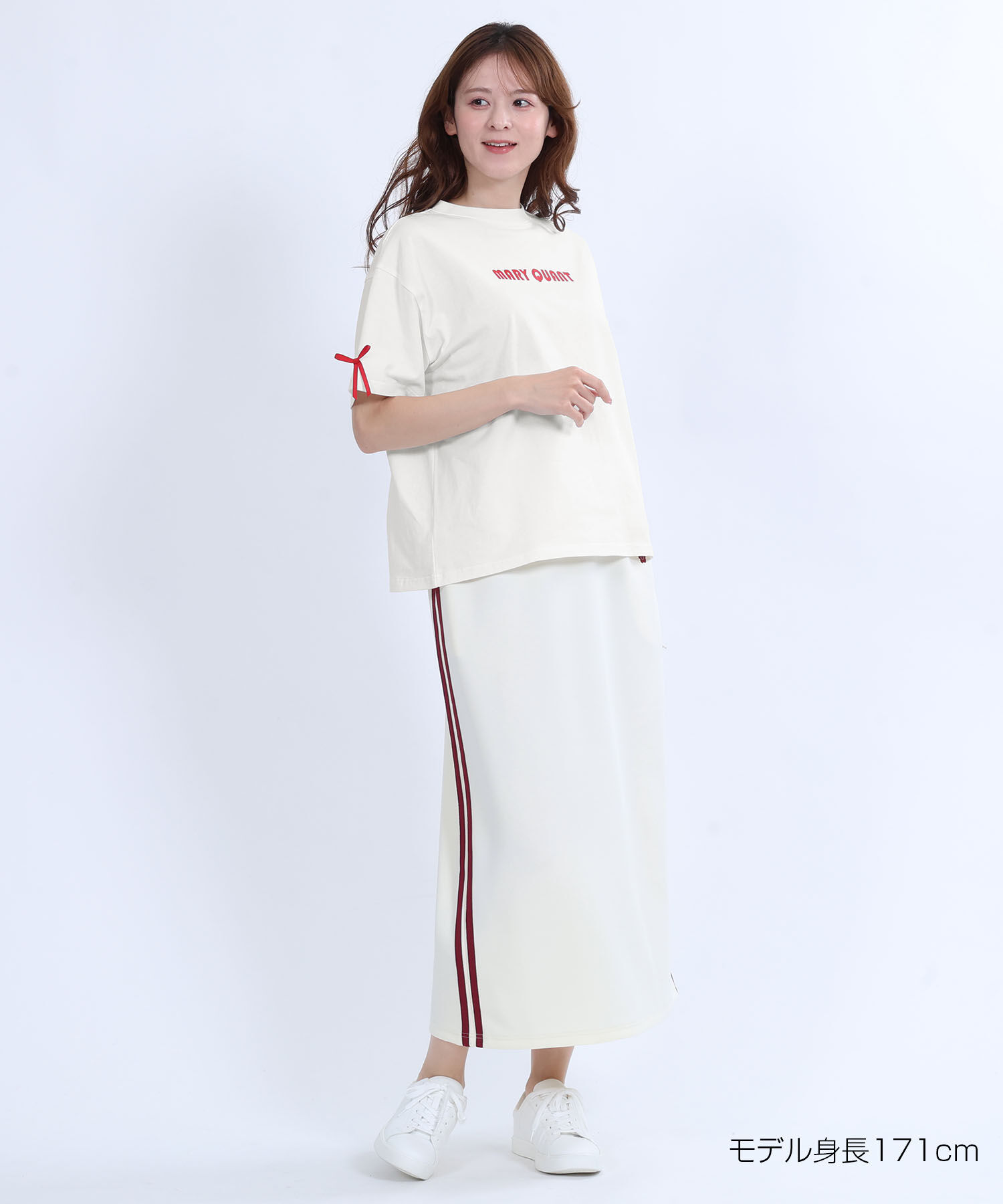 MARY QUANT「リボンロゴビッグ Tシャツ」|Tシャツ・カットソー|