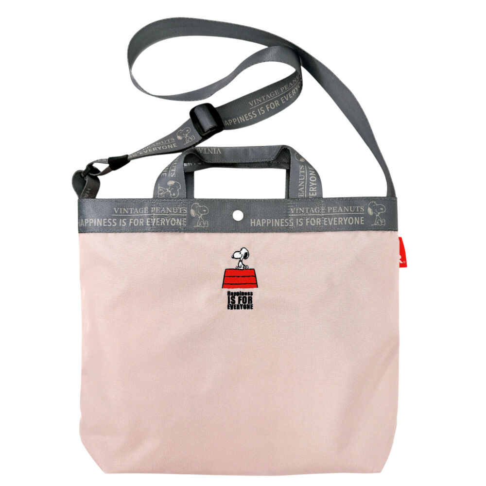 ROOTOTE「ルートート スヌーピー ROOTOTE 8505 通販 トートバッグ ショルダーバッグ」|ショルダー・メッセンジャー|ピンク1