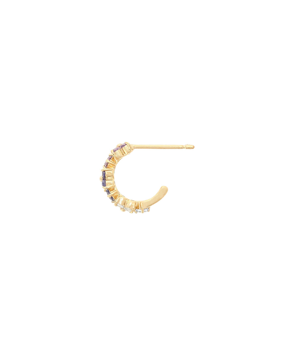 Samantha Tiara「フラワーモチーフバンド　グラデーション ピアス(ブルー)」|ピアス|