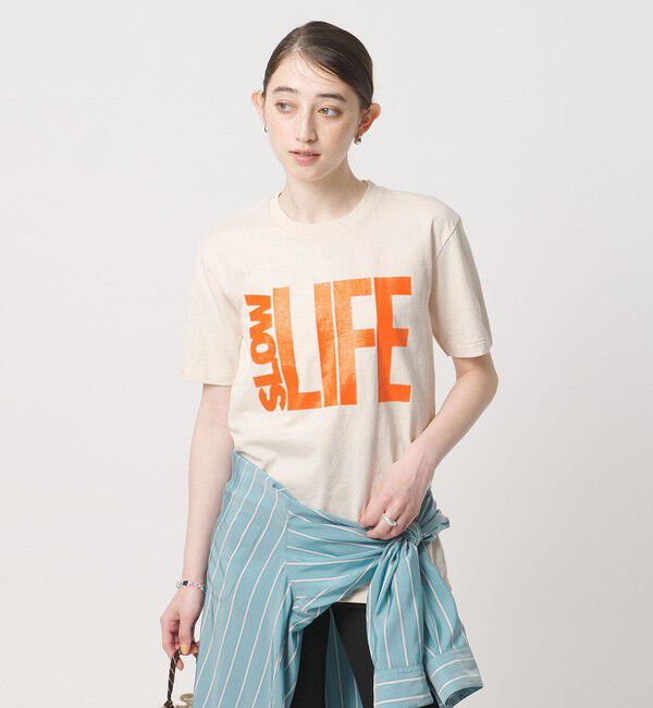UNITED ARROWS「【別注】＜MIXTA＞SLOW LIFE Tシャツ NATURAL」|Tシャツ・カットソー|NATURAL