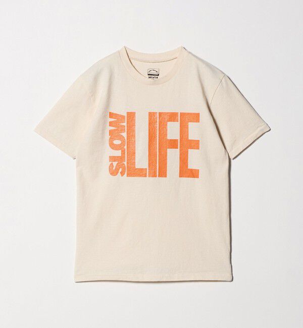 UNITED ARROWS「【別注】＜MIXTA＞SLOW LIFE Tシャツ NATURAL」|Tシャツ・カットソー|