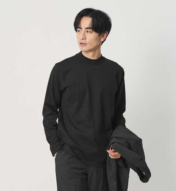 BEAUTY&YOUTH UNITED ARROWS「クリアコットン ジャケット Tシャツ 抗菌・防臭機能付き」|Tシャツ・カットソー|