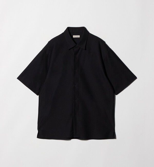 BEAUTY&YOUTH UNITED ARROWS「金政メリヤス ドビー スクエア フィット レギュラー シャツ」|シャツ・ブラウス|BLACK