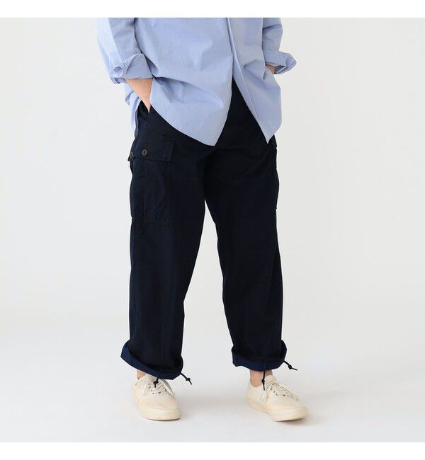 BEAMS PLUS「BEAMS PLUS / インディゴ リップストップ ミリタリー 6ポケット パンツ」|その他|