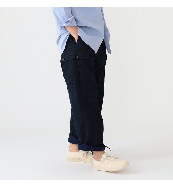 BEAMS PLUS「BEAMS PLUS / インディゴ リップストップ ミリタリー 6ポケット パンツ」|その他|
