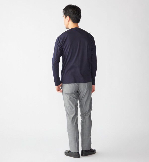 SHIPS「SHIPS: I Cotoni di Albini クルーネック ロングスリーブ Tシャツ」|Tシャツ・カットソー|