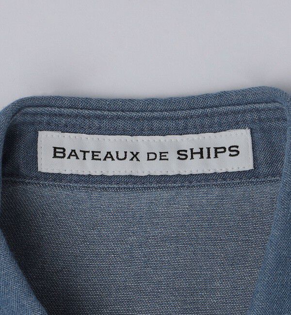 SHIPS「BATEAUX DE SHIPS: レギュラーカラー ウエスタン デニム  シャツ」|シャツ・ブラウス|