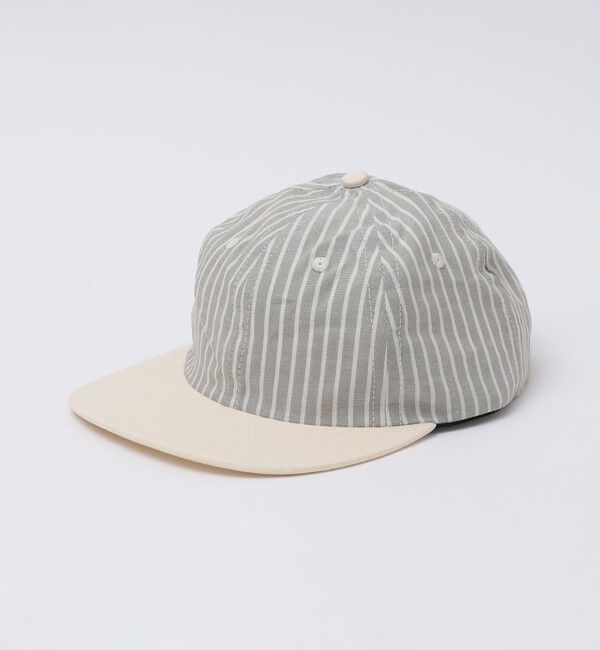 SHIPS「LITE YEAR: 6PANEL 2TONE STRIPE」|その他|ライトグリーン