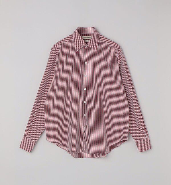 SHIPS「【SHIPS別注】CAMISAS MANOLO: GINGHAM NORMAL SHIRT」|シャツ・ブラウス|レッド