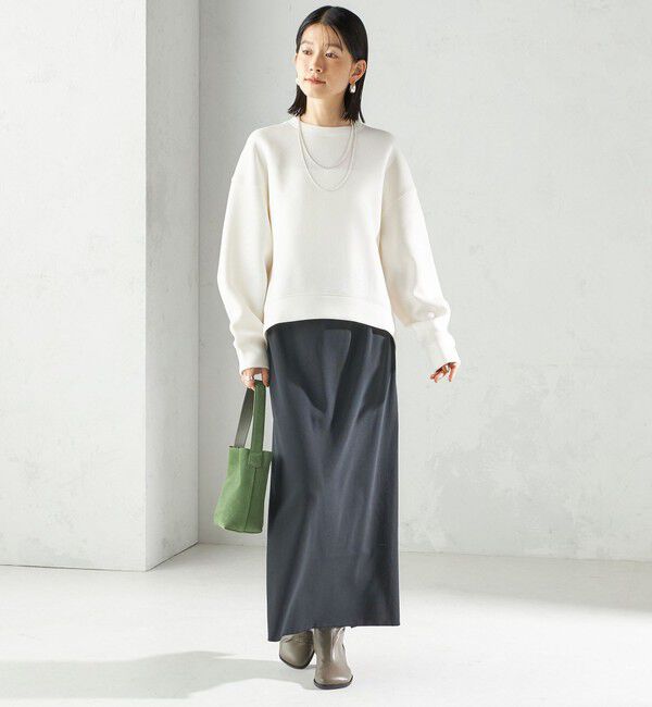SHIPS for women「〈手洗い可能〉ラメ ダンボール カットソー」|Tシャツ・カットソー|