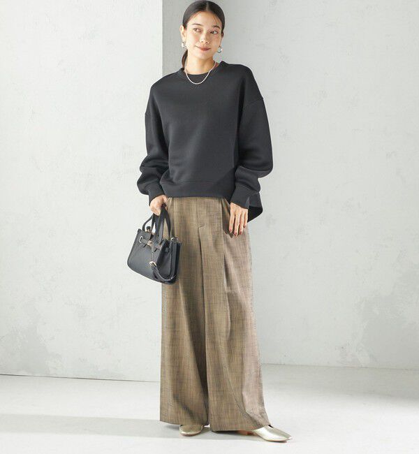 SHIPS for women「〈手洗い可能〉ラメ ダンボール カットソー」|Tシャツ・カットソー|