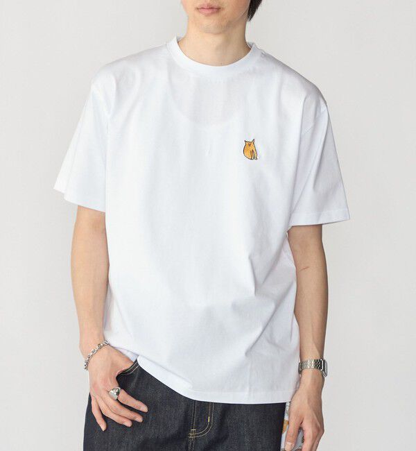 SHIPS「【City Ambient Products別注】Ben Lenovitz: DOG CAT PERSON Tシャツ」|Tシャツ・カットソー|ストーン
