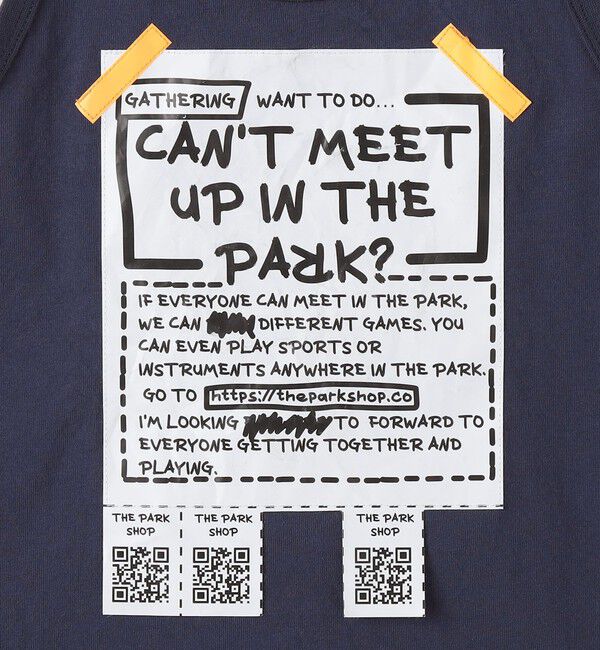 SHIPS KIDS「THE PARK SHOP:115～145cm /TAPE POSTER タンクトップ」|タンクトップ|