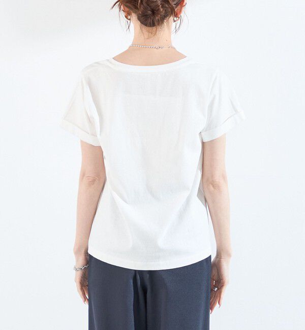 SHIPS Colors 「SHIPS Colors:〈汗染み防止・手洗い可能〉Vネック Tシャツ」|Tシャツ・カットソー|