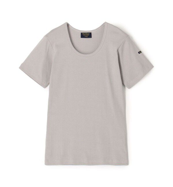 TOMORROWLAND GOODS「【別注】Le minor&times;GALERIE VIE Uネック Tシャツ」|Tシャツ・カットソー|13 ライトグレー