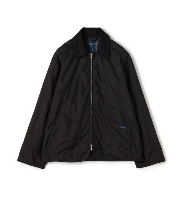 TOMORROWLAND MENS「【別注】LAVENHAM UNWADDED TEYNHAM ポリエステル ジップブルゾン」|ブルゾン・スタジャン|19 ブラック