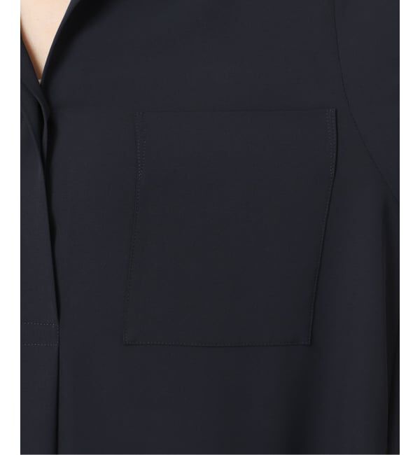 VERMEIL par iena「《追加》スキッパーシャツワンピース」|ワンピース|
