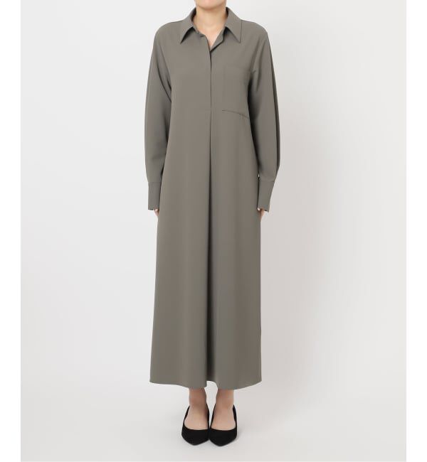 VERMEIL par iena「《追加》スキッパーシャツワンピース」|ワンピース|