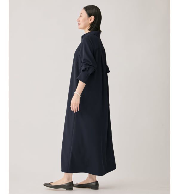 VERMEIL par iena「《追加》スキッパーシャツワンピース」|ワンピース|