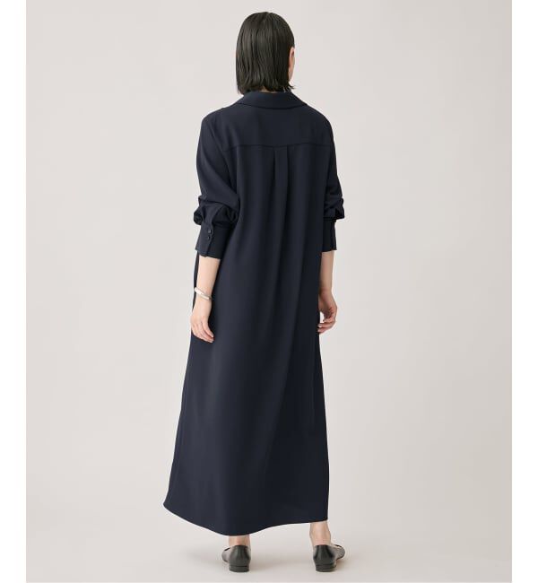 VERMEIL par iena「《追加》スキッパーシャツワンピース」|ワンピース|