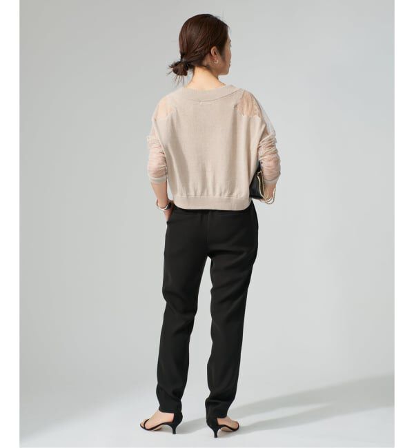 VERMEIL par iena「Cotton Boucle レースカーディガン」|カーディガン|