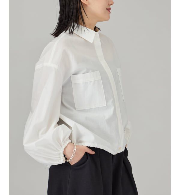 VERMEIL par iena「Drawstring シャツ」|シャツ・ブラウス|