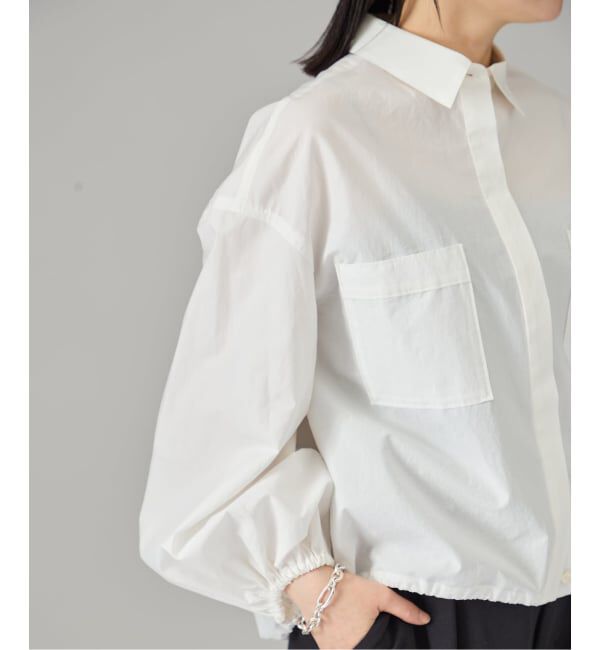 VERMEIL par iena「Drawstring シャツ」|シャツ・ブラウス|