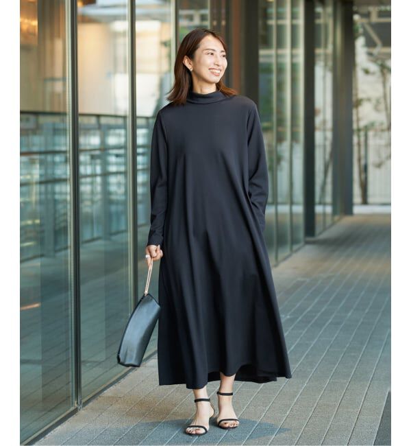 VERMEIL par iena「《追加2》2WAYロールカラーワンピース」|ワンピース|