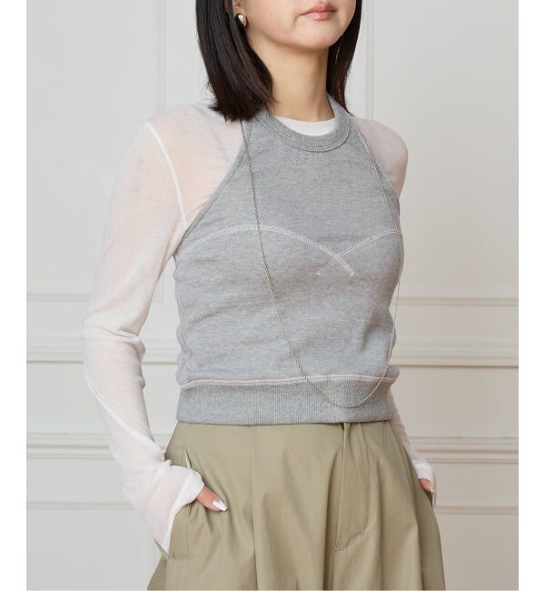 IENA LA BOUCLE「JUN MIKAMI/ジュンミカミ  HNスエット 26SS-24-S」|その他|グレー