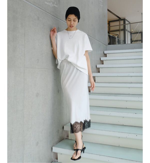 IENA「Maison IENA 別注 Nell/ネル アシンメトリーカットソー 261-80302」|Tシャツ・カットソー|