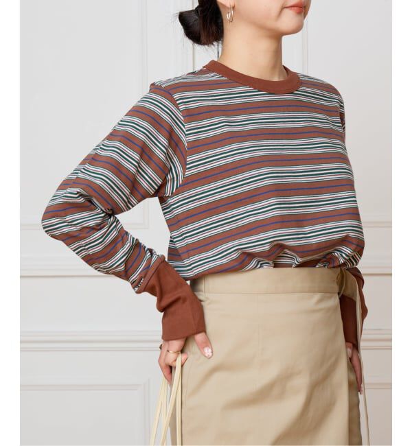 IENA LA BOUCLE「fifi collection/フィフィコレクション Bordre Ls tee  26-21」|Tシャツ・カットソー|